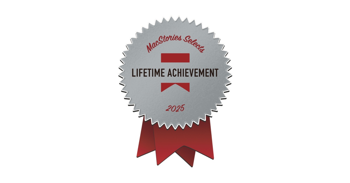 MacStories Selects 2025 Lifetime Achievement Award Ribbon